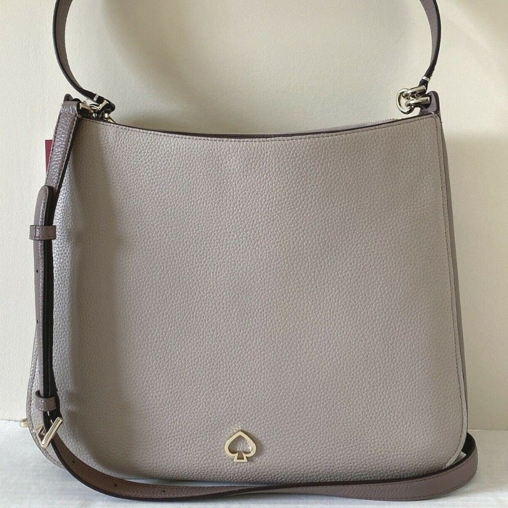 New Kate Spade Kailee Medium Double Compartment Shoulder bag Neutral multi